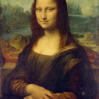Source photo for Mona Lisa